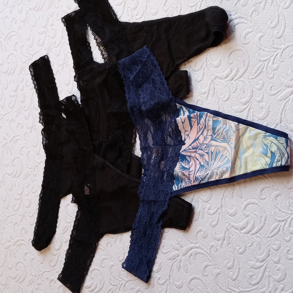 5 pair vs low rise thong paties
